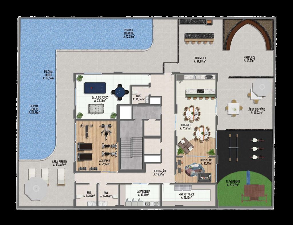 Apartamento, 1 quarto, 40 m² - Foto 1