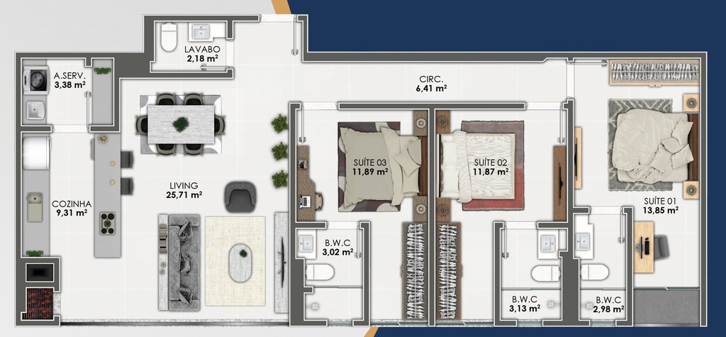 Apartamento, 125 m² - Foto 4