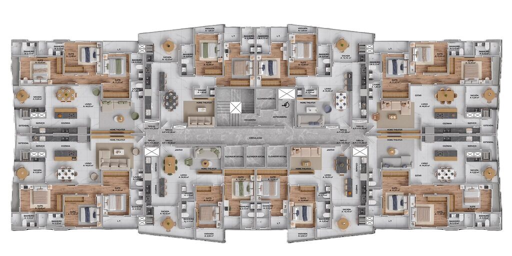 Apartamento, 2 quartos, 87 m² - Foto 3