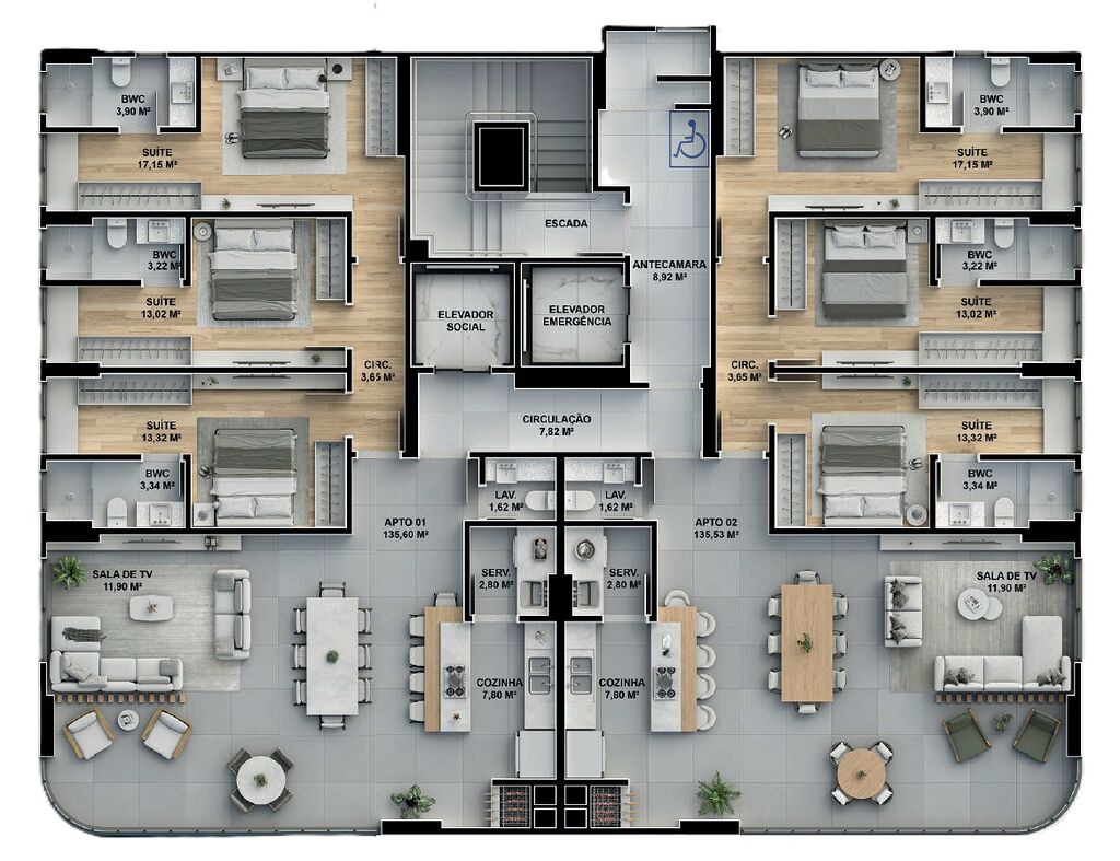 Apartamento, 135 m² - Foto 2