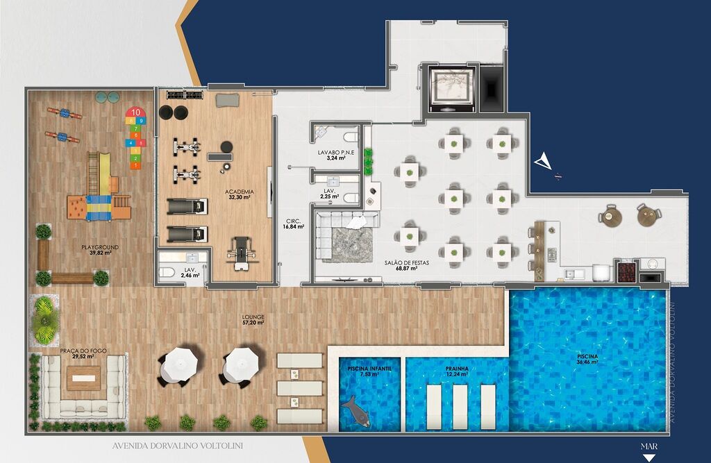 Apartamento, 3 quartos, 114 m² - Foto 1