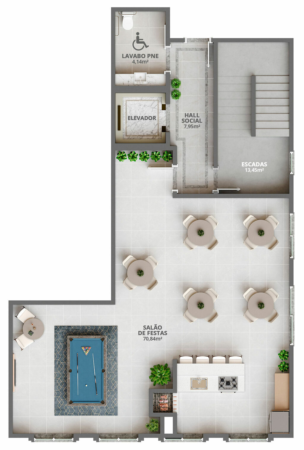 Apartamento, 2 quartos, 71 m² - Foto 2