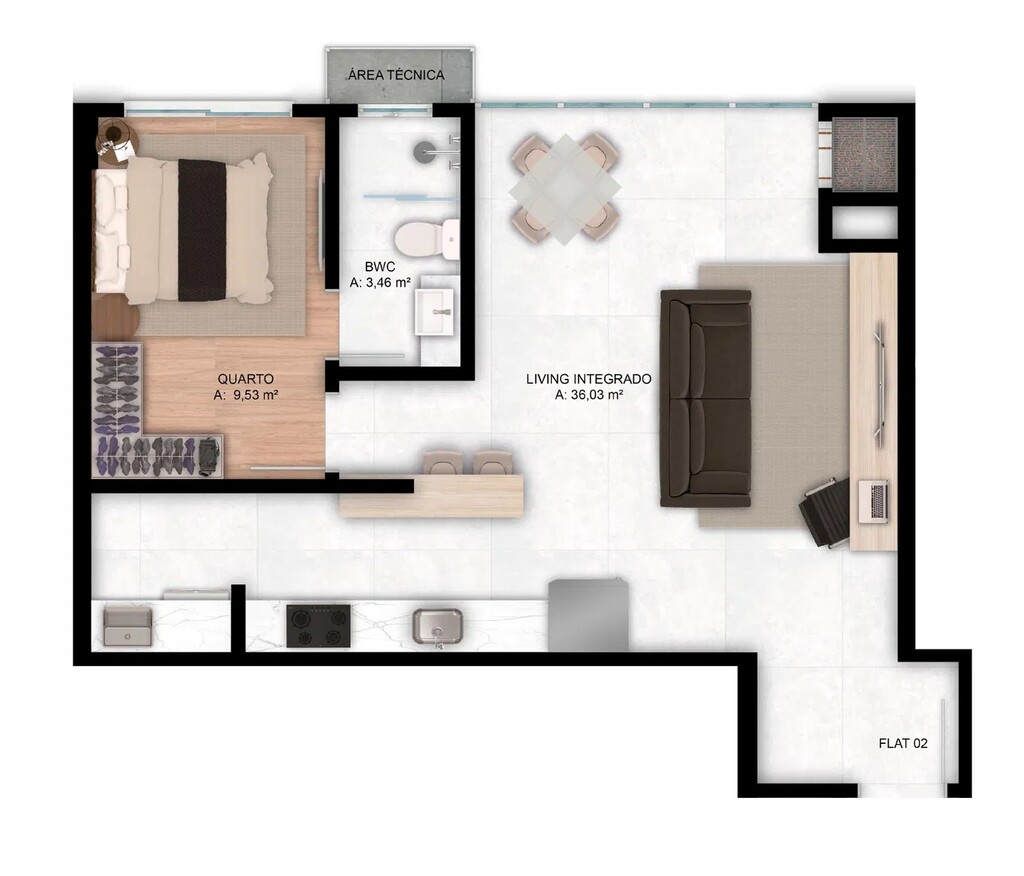 Apartamento, 105 m² - Foto 2
