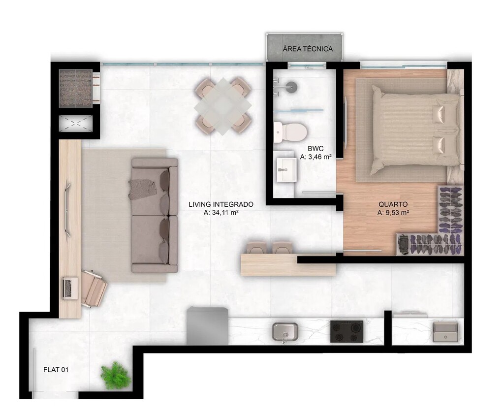 Apartamento, 105 m² - Foto 3