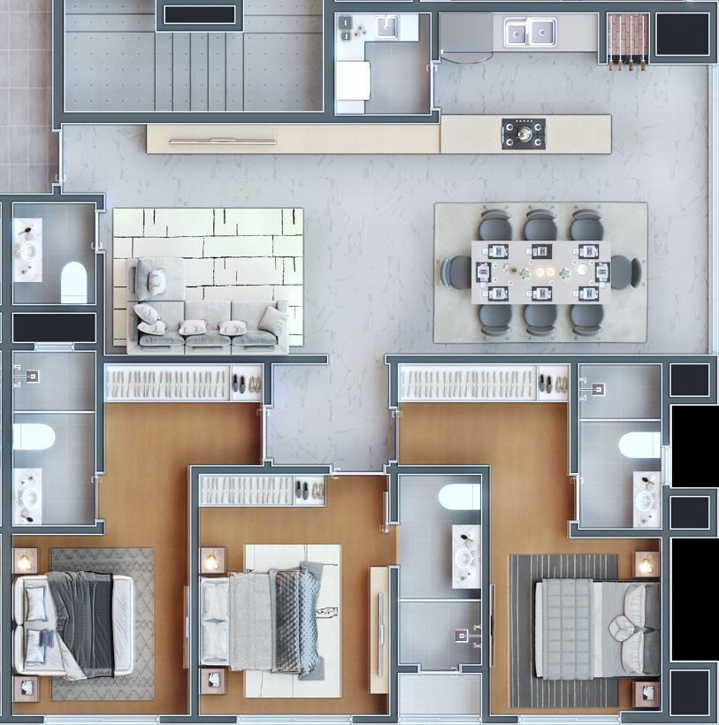 Apartamento, 3 quartos, 131 m² - Foto 3