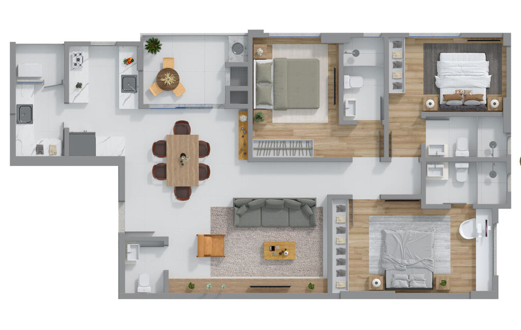 Apartamento, 2 quartos, 83 m² - Foto 6