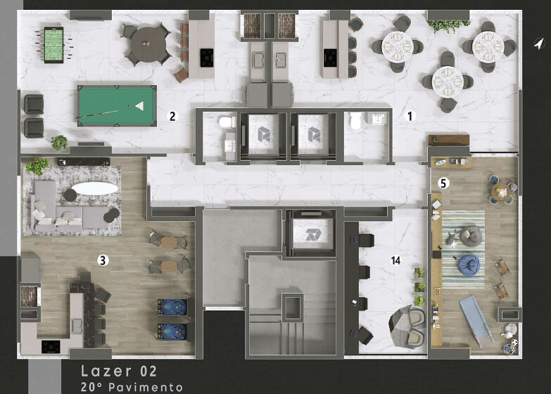 Apartamento, 2 quartos, 62 m² - Foto 2