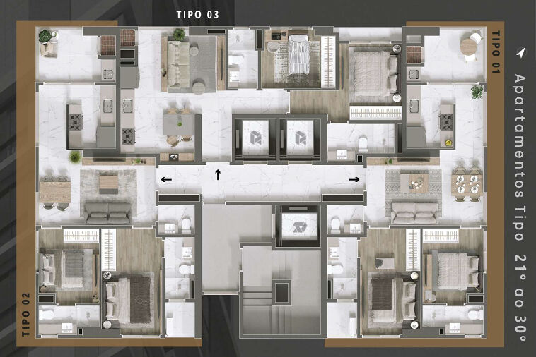 Apartamento, 2 quartos, 62 m² - Foto 9