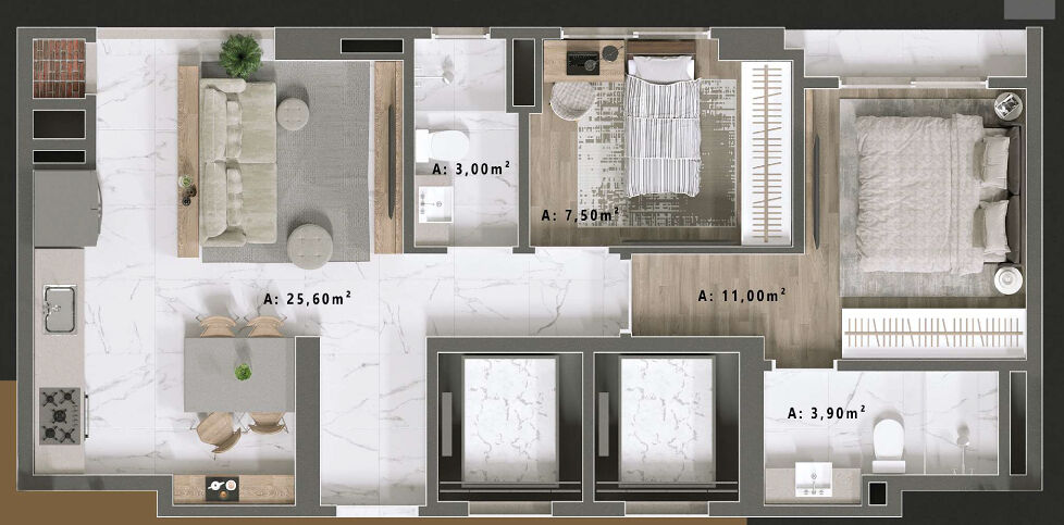 Apartamento, 2 quartos, 62 m² - Foto 13