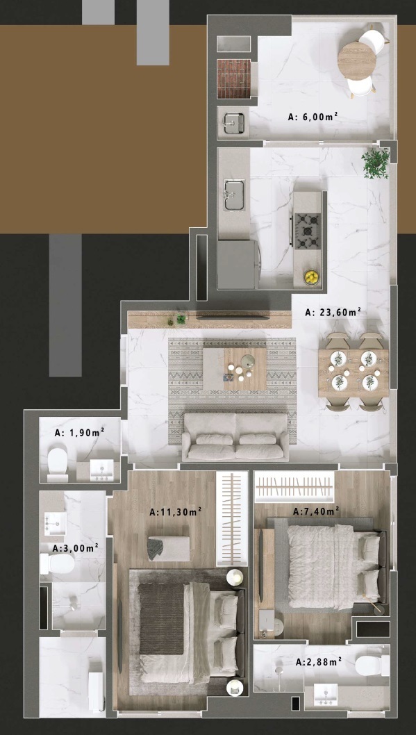 Apartamento, 2 quartos, 62 m² - Foto 14