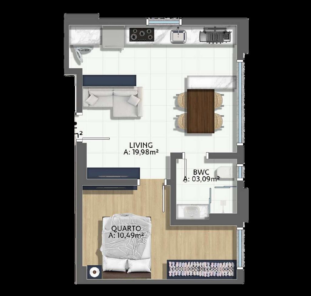 Apartamento, 66 m² - Foto 3