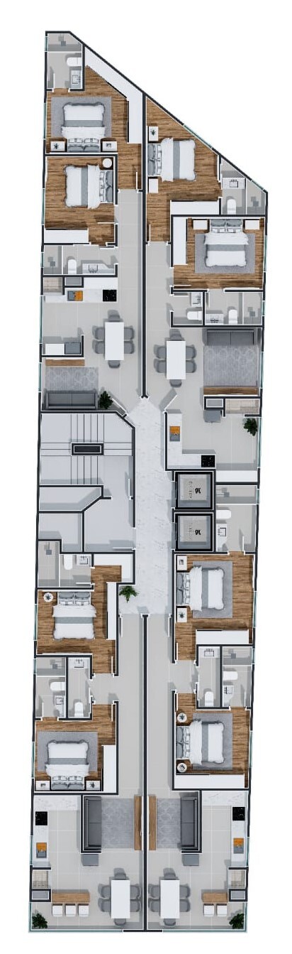 Apartamento, 2 quartos, 70 m² - Foto 2