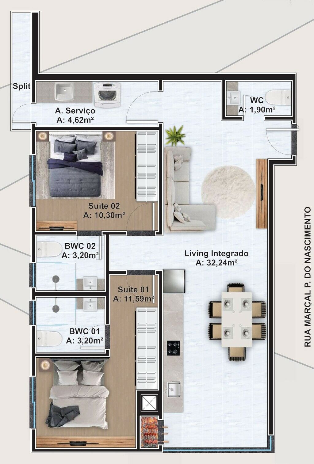 Apartamento, 80 m² - Foto 4