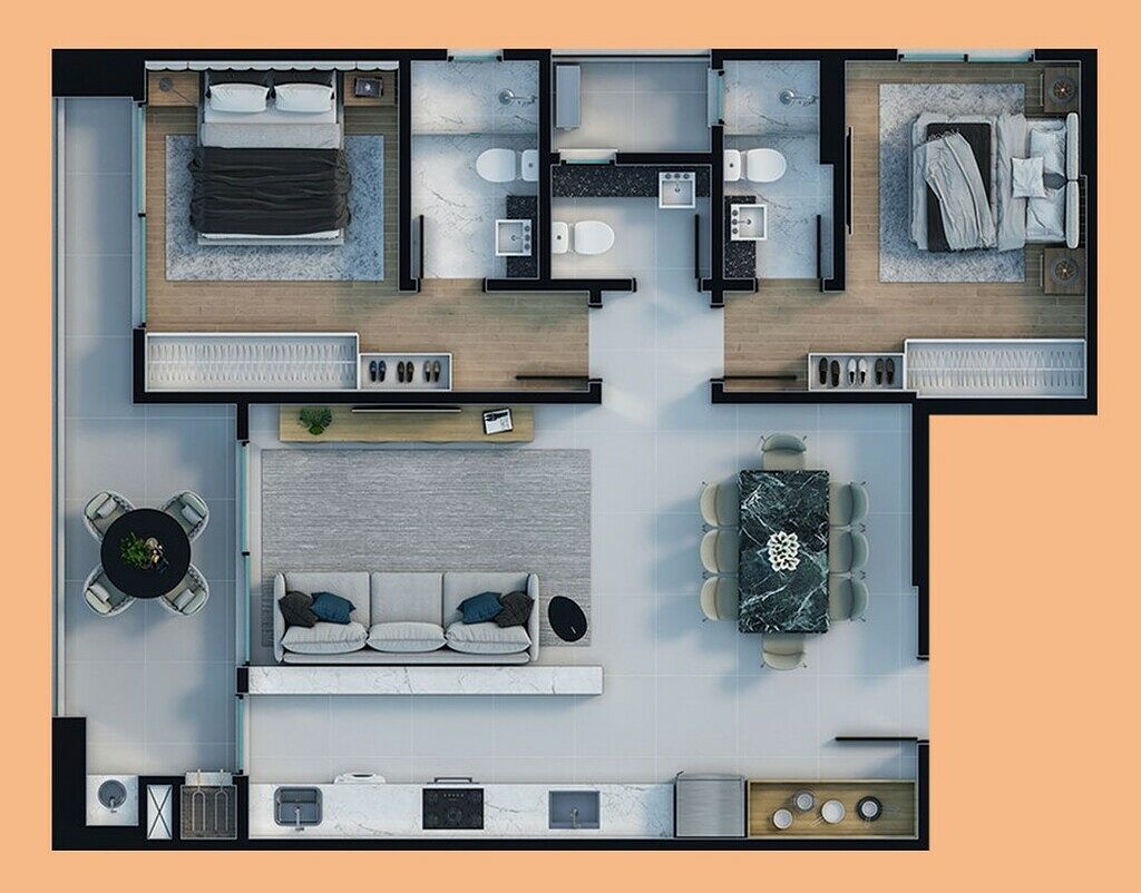 Apartamento, 2 quartos, 92 m² - Foto 5