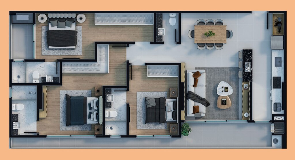 Apartamento, 2 quartos, 92 m² - Foto 6