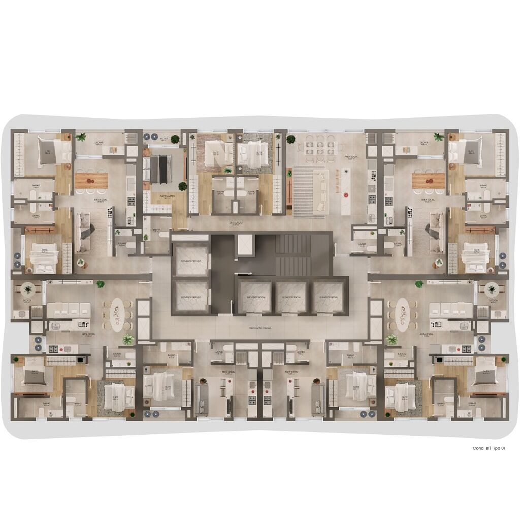 Apartamento, 2 quartos, 75 m² - Foto 1