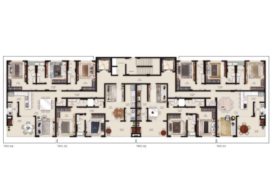 Apartamento, 3 quartos, 127 m² - Foto 2