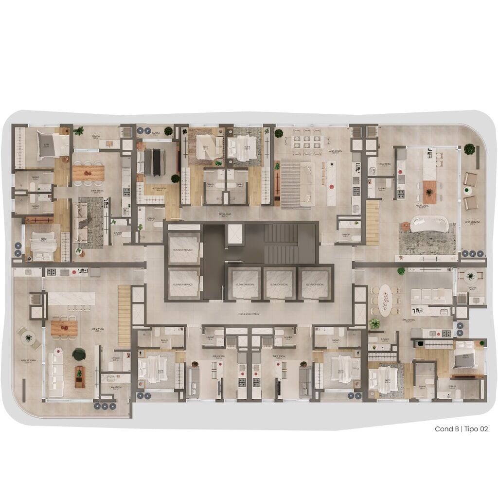 Apartamento, 3 quartos, 114 m² - Foto 2