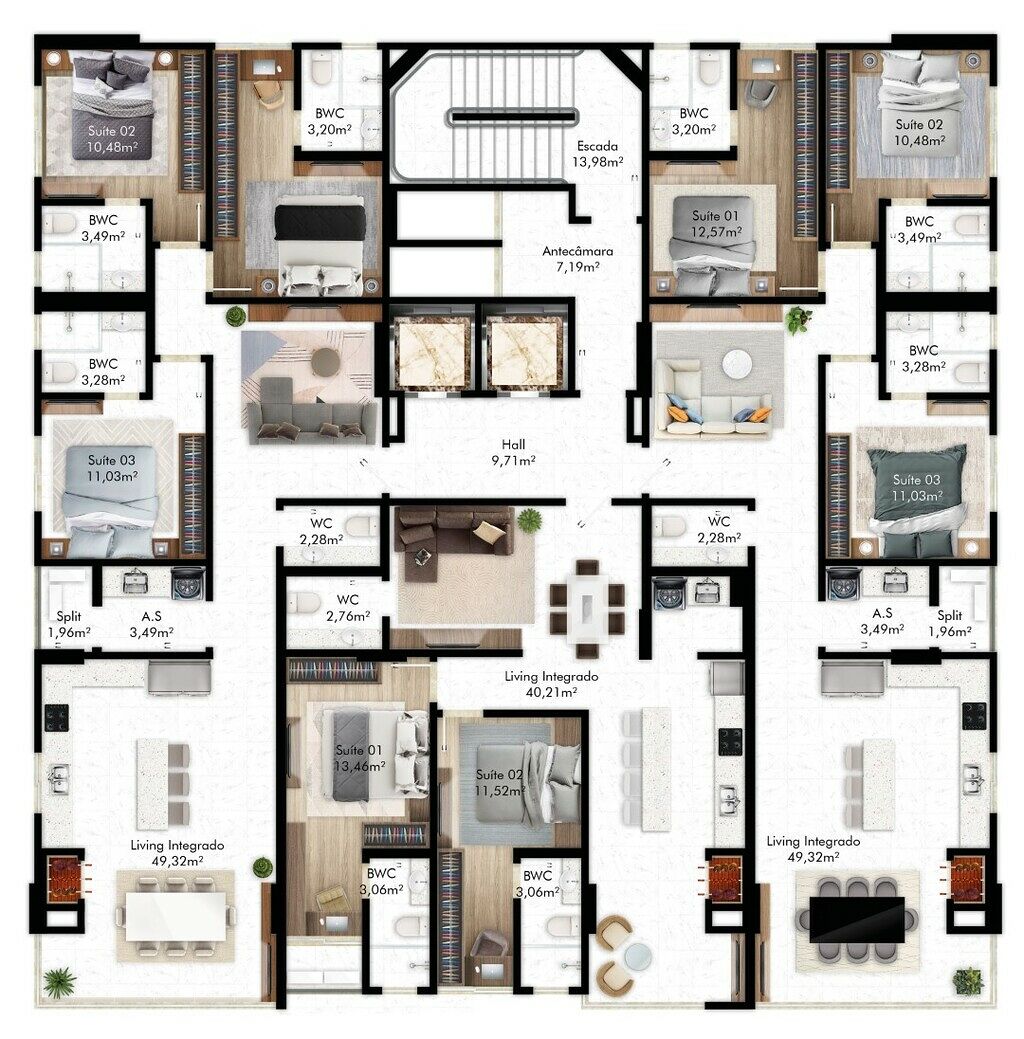 Apartamento, 116 m² - Foto 2