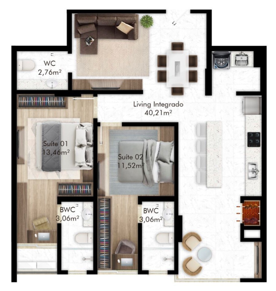 Apartamento, 116 m² - Foto 3