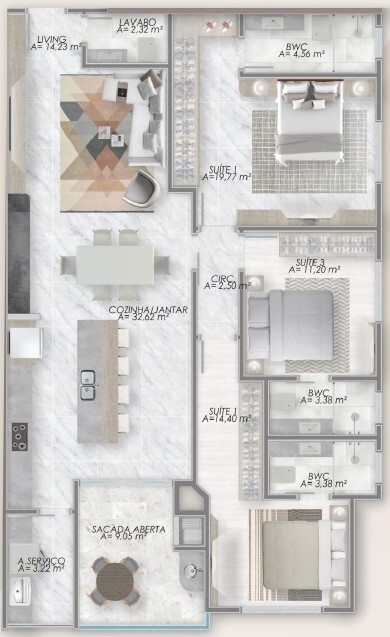 Apartamento, 333 m² - Foto 4