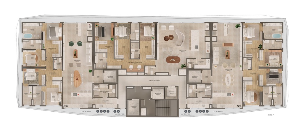 Apartamento, 3 quartos, 170 m² - Foto 1