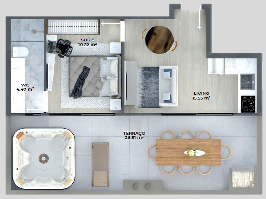 Apartamento, 1 quarto, 71 m² - Foto 5