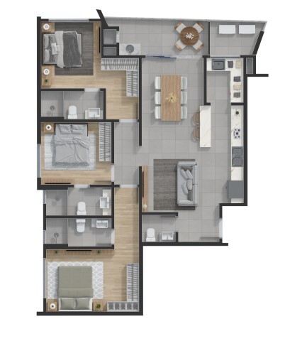 Apartamento, 3 quartos, 110 m² - Foto 8