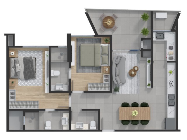 Apartamento, 3 quartos, 110 m² - Foto 9
