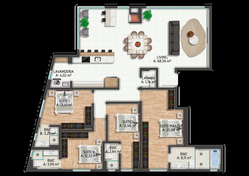 Apartamento, 3 quartos, 108 m² - Foto 4