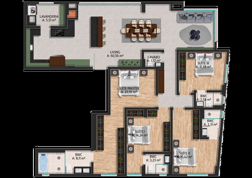 Apartamento, 3 quartos, 108 m² - Foto 5