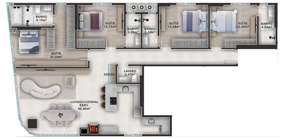 Apartamento, 125 m² - Foto 4