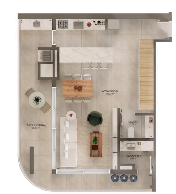 Apartamento, 2 quartos, 80 m² - Foto 12