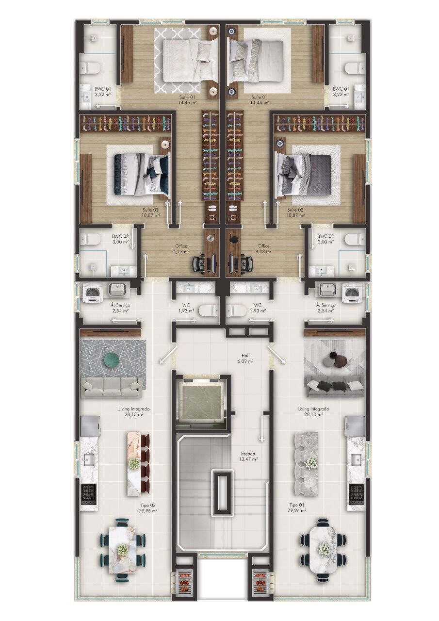 Apartamento, 79 m² - Foto 2