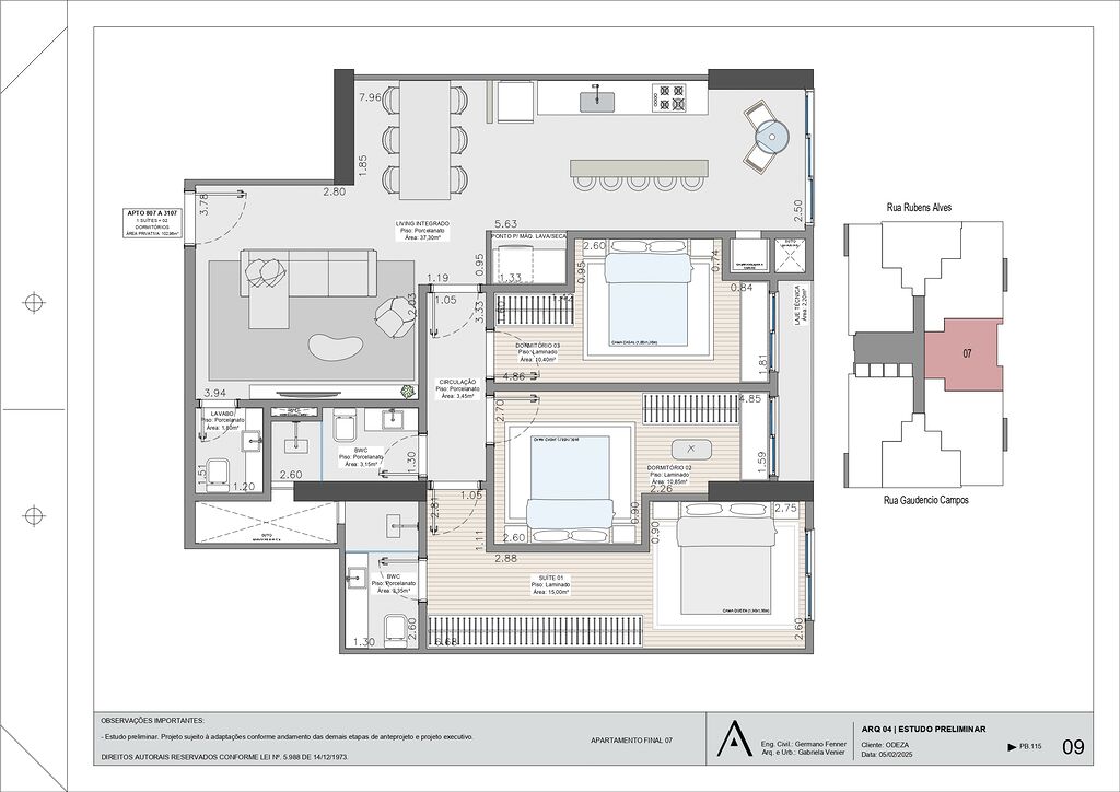 Apartamento, 3 quartos, 122 m² - Foto 7