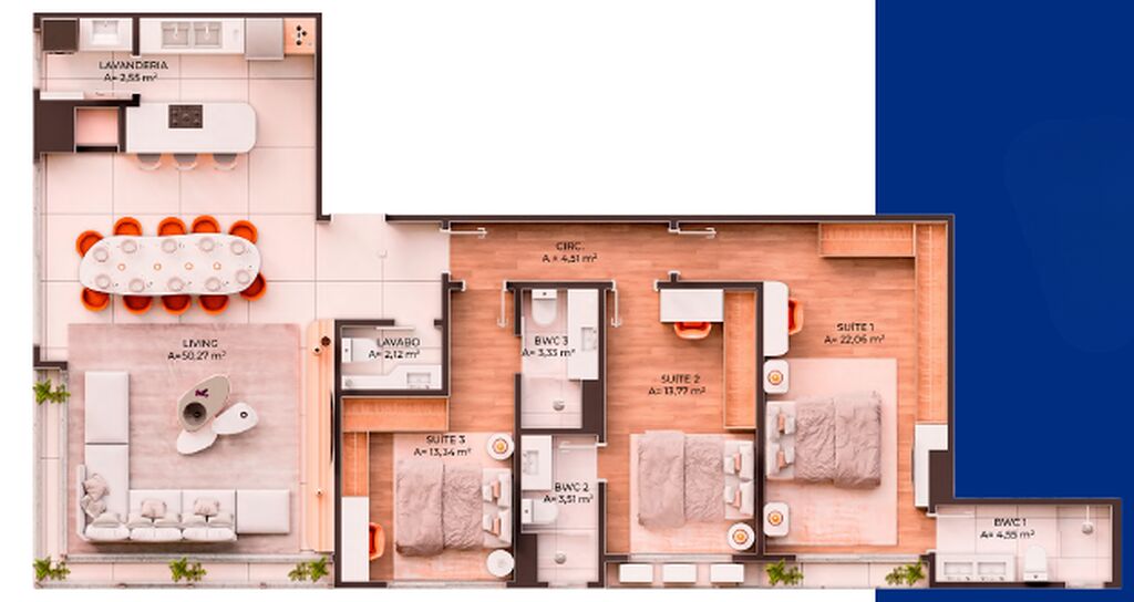 Apartamento, 3 quartos, 157 m² - Foto 8