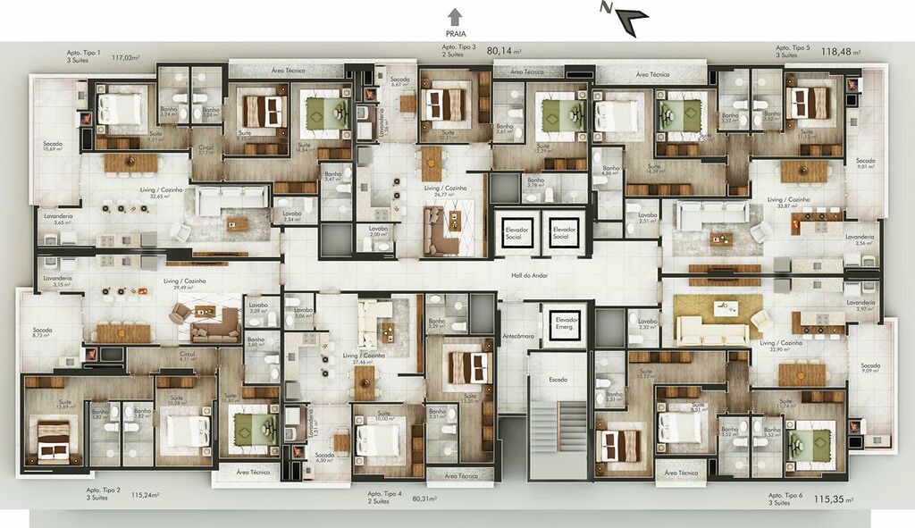 Apartamento, 115 m² - Foto 2