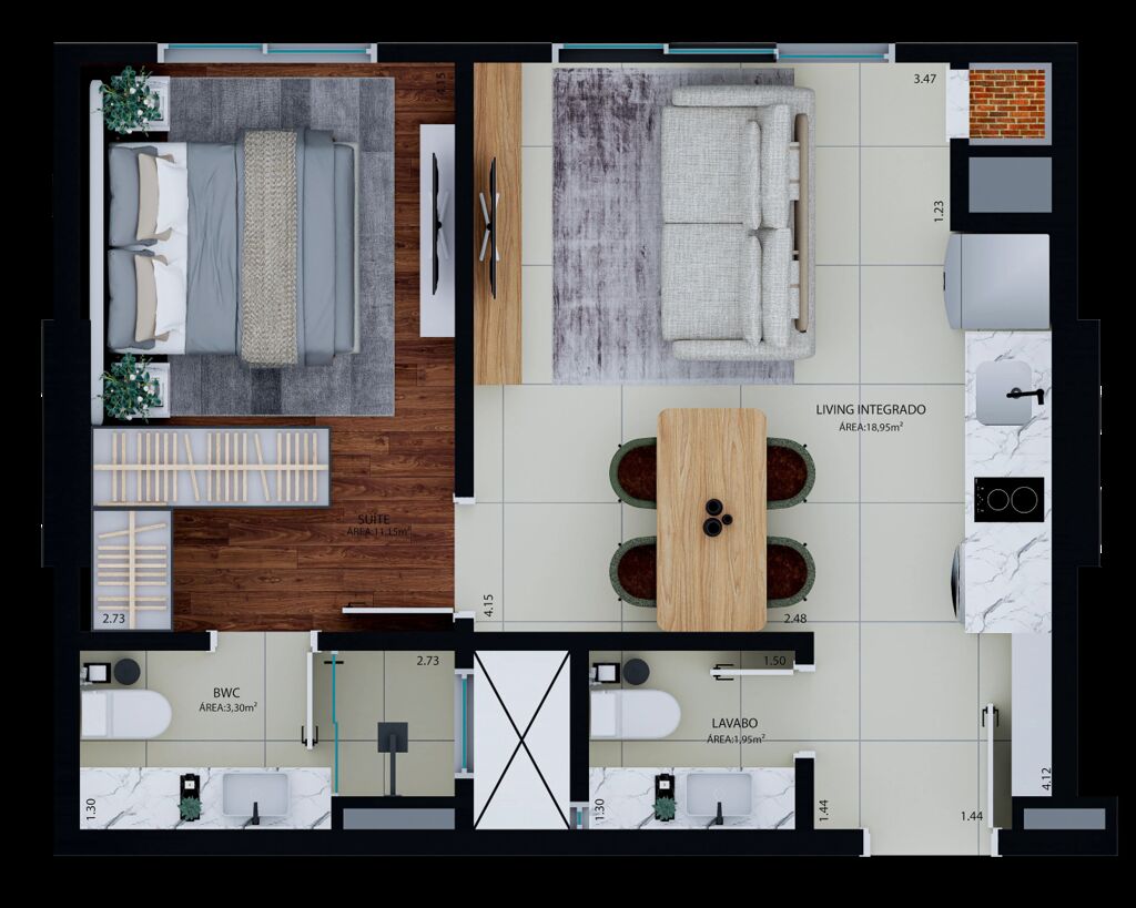 Apartamento, 2 quartos, 71 m² - Foto 5