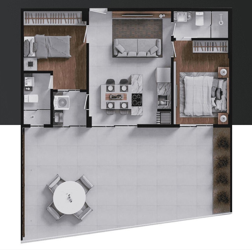 Apartamento, 2 quartos, 52 m² - Foto 10