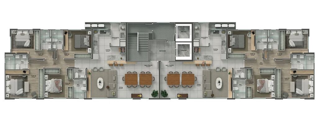 Apartamento, 4 quartos, 146 m² - Foto 1