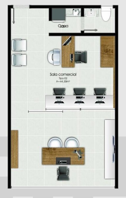 Depósito-Galpão, 132 m² - Foto 2
