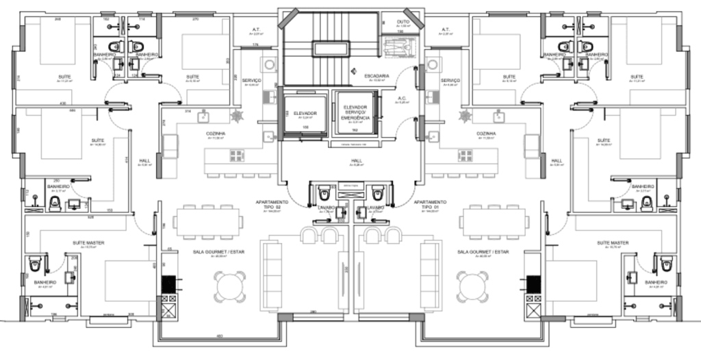 Apartamento, 4 quartos, 144 m² - Foto 2
