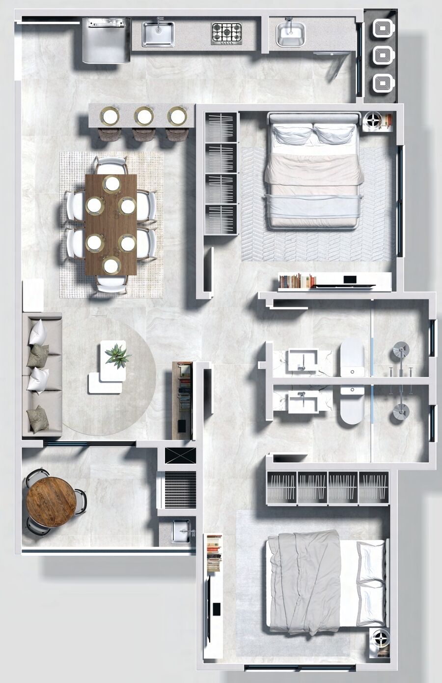 Apartamento, 2 quartos, 118 m² - Foto 4