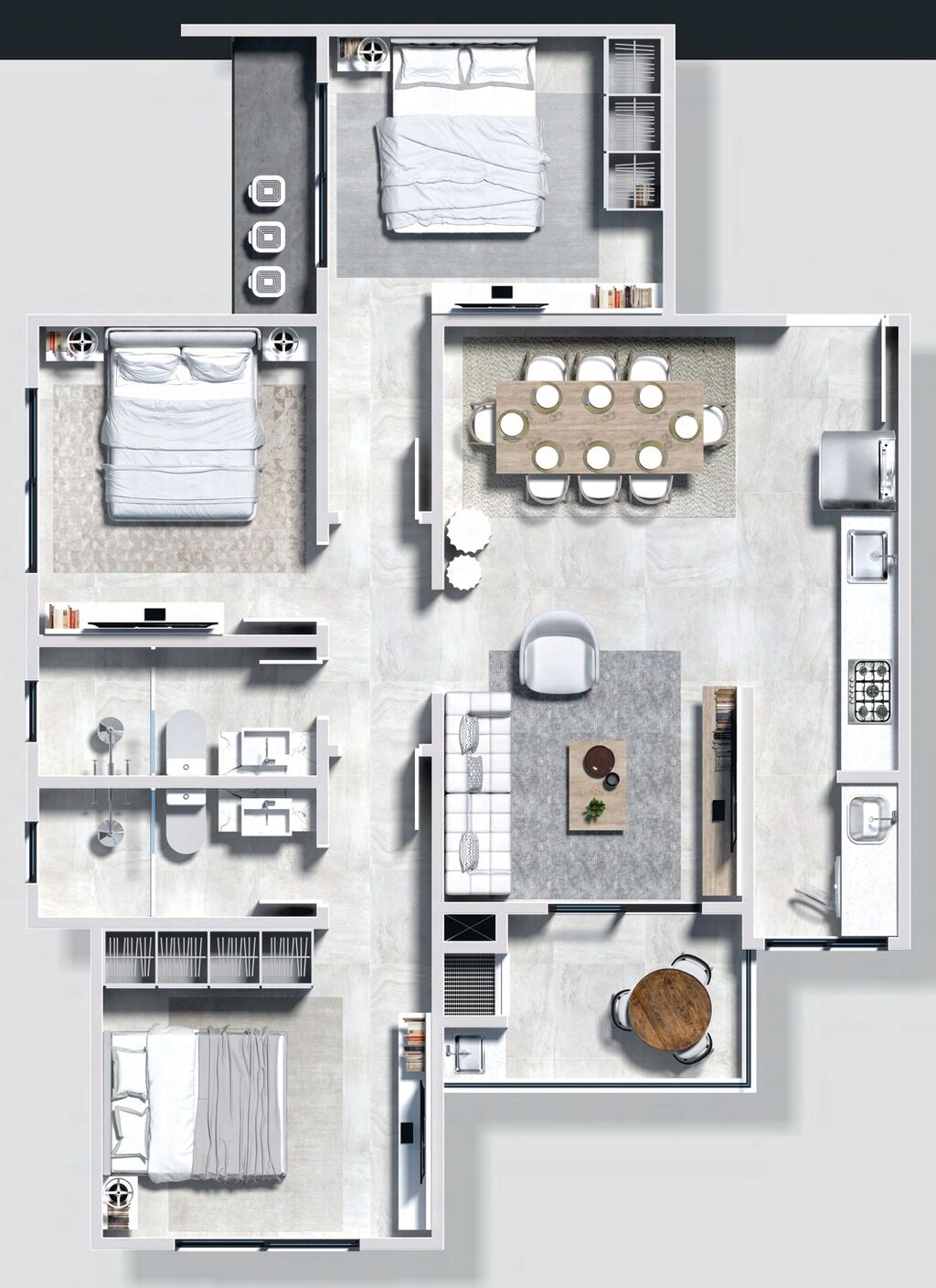 Apartamento, 2 quartos, 60 m² - Foto 7