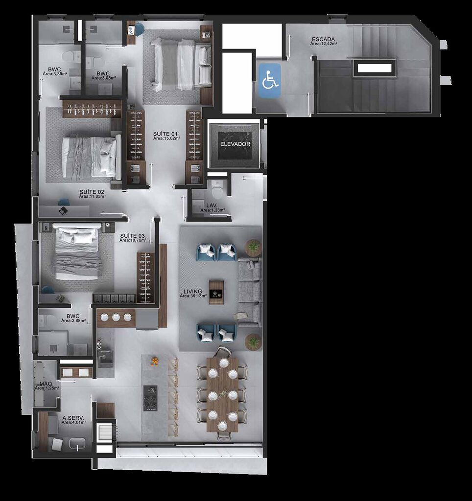 Apartamento, 215 m² - Foto 3