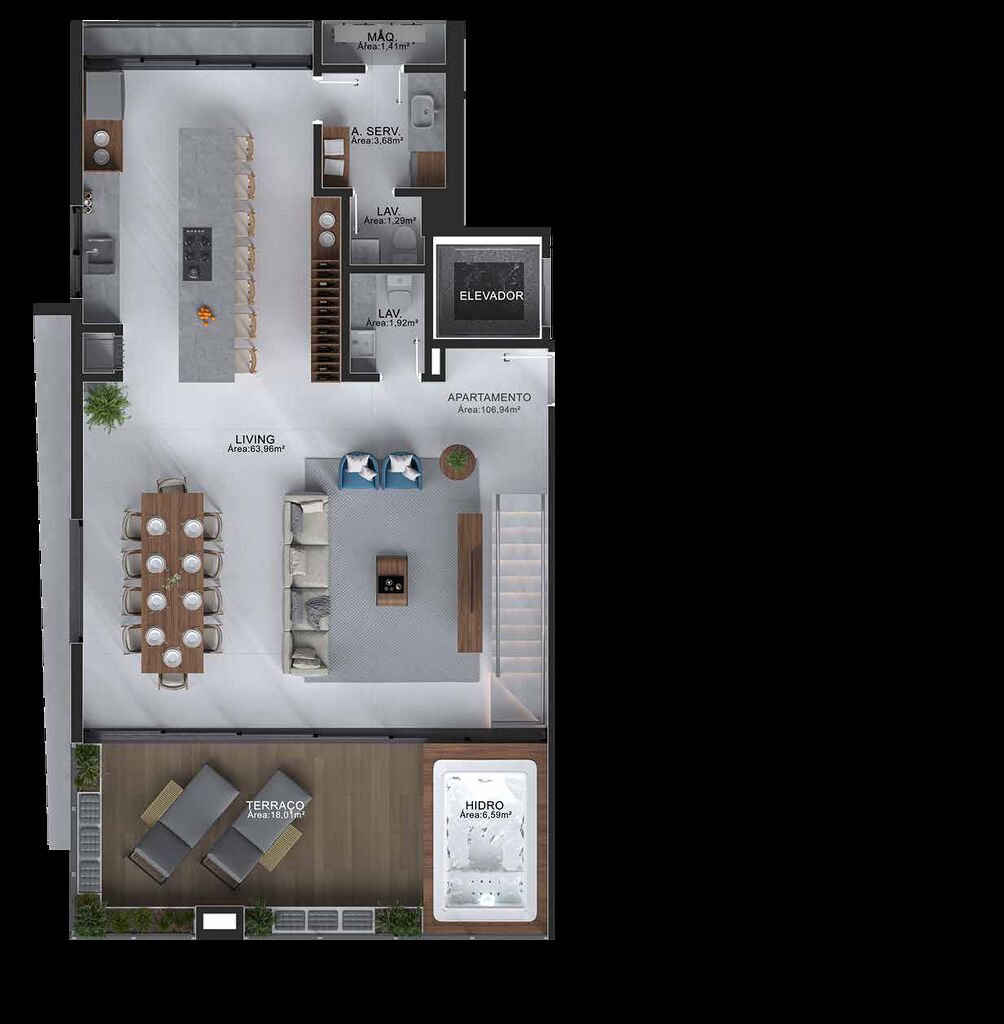 Apartamento, 3 quartos, 117 m² - Foto 8