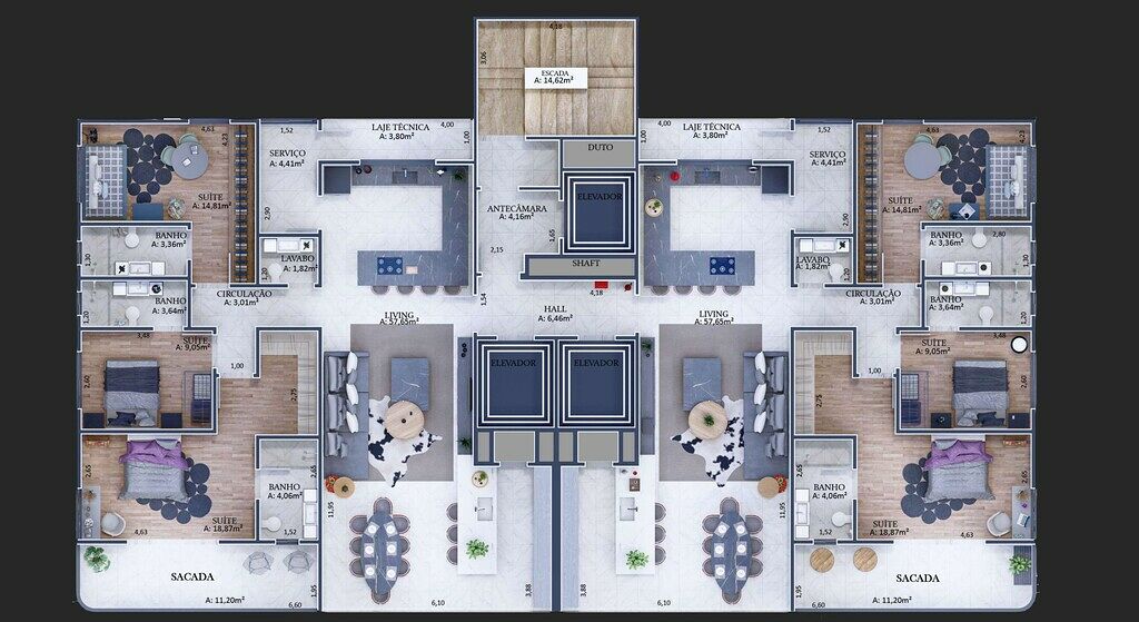 Apartamento, 153 m² - Foto 6