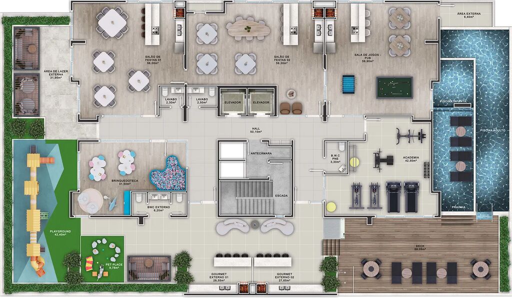 Apartamento, 2 quartos, 69 m² - Foto 1
