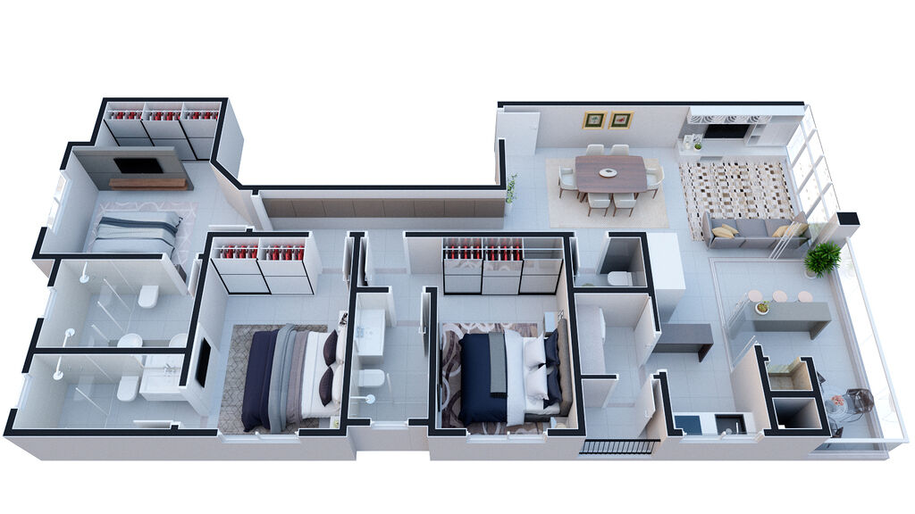 Apartamento, 6 quartos, 226 m² - Foto 1