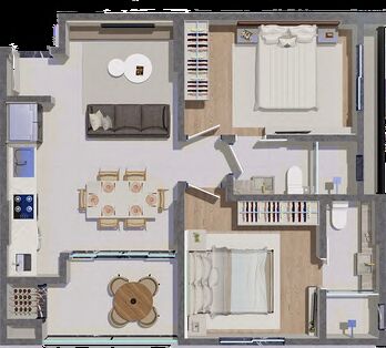 Apartamento, 2 quartos, 60 m² - Foto 4